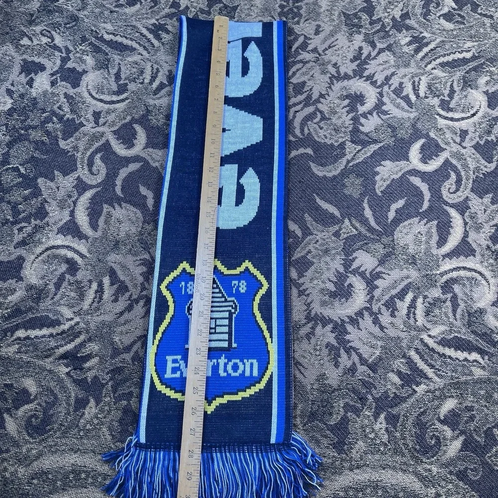 Everton FC Soccer Football Scarf New Blue White Black B